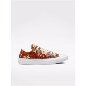 Oranžové dámské vzorované tenisky Converse Chuck Taylor Tropical