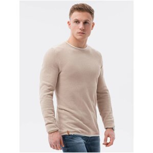 Béžový pánský svetr Ombre Clothing E121