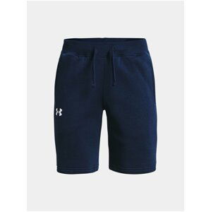 Kraťasy Under Armour Rival Cotton Shorts - tmavě modrá