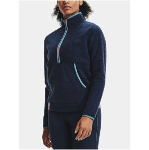 Mikina Under Armour UA Pile 1/2 Zip - tmavě modrá