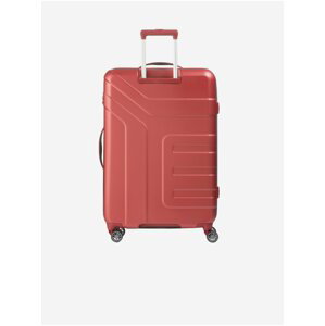 Cestovní kufr Travelite Vector 4w L - korálová