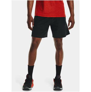 Kraťasy Under Armour UA Knit Woven Hybrid Shorts - černá