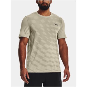 Tričko Under Armour UA Seamless Radial SS - hnědá