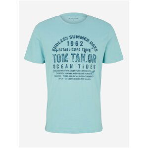 Mentolové pánské tričko Tom Tailor