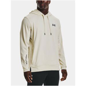 Mikina Under Armour UA ARMOUR TERRY HOODIE - hnědá