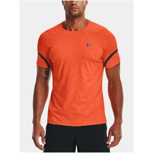 Tričko Under Armour UA Rush 2.0 Emboss SS - oranžová