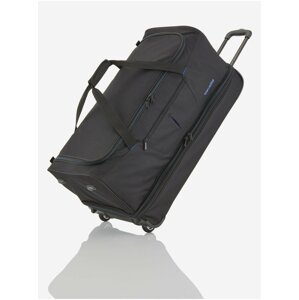 Cestovní taška Travelite Basics Wheeled duffle L - černo-modrá
