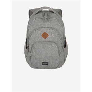 Batoh Travelite Basics Backpack Melange - světle šedá