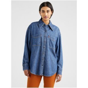 Modrá dámská džínová oversize košile Levi's® Jadon