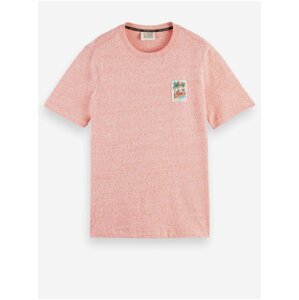 Růžové pánské tričko Scotch & Soda