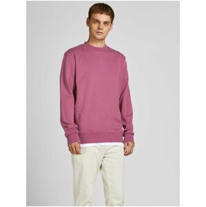 Růžová basic mikina Jack & Jones Basic