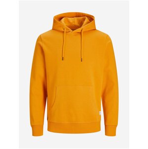 Oranžová basic mikina s kapucí Jack & Jones Basic