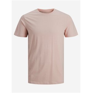 Světle růžové basic tričko Jack & Jones