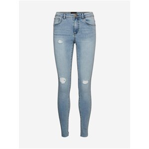 Světle modré skinny fit džíny VERO MODA Tanya