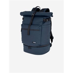 Batoh Travelite Basics Rollup backpack - tmavě modrá