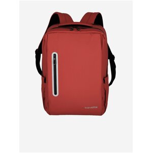 Batoh Travelite Basics Boxy backpack - červená