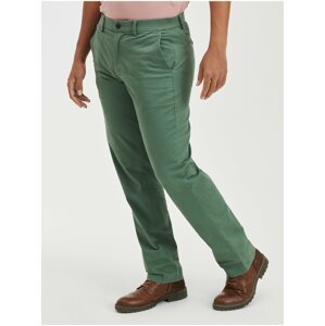 Zelené pánské kalhoty modern khakis straight fit GAP GapFlex