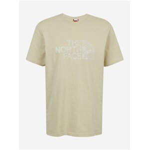 Béžové pánské tričko The North Face Woodcut