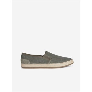 Khaki pánské slip on tenisky Geox Pantelleria