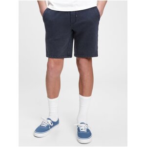 Tmavě modré dětské kraťasy GAP teen pull-on easy shorts