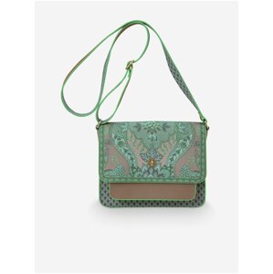 Světle zelená dámská vzorovaná crossbody kabelka PiP studio Kyoto Festival Green