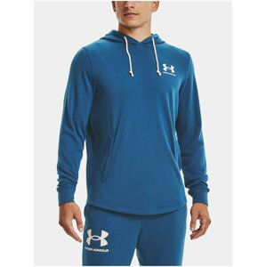 Mikina Under Armour UA RIVAL TERRY LC HD - modrá