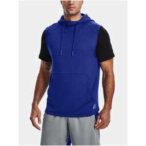 Mikina Under Armour CURRY UNDRTD SLVLS HOODY - modrá