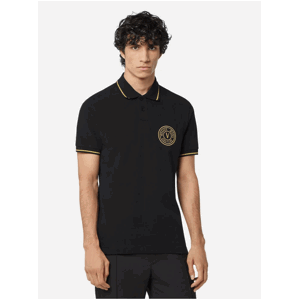 Černé pánské polo tričko Versace Jeans Couture