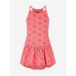 Růžové holčičí vzorované šaty LOAP Bess