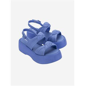 Modré dámské sandály na platformě Melissa