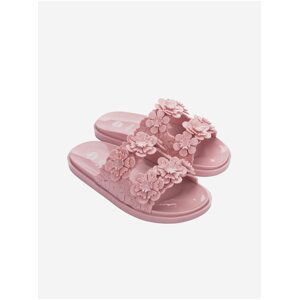 Růžové dámské pantofle Melissa x VIKTOR & ROLF