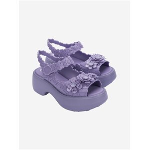 Světle fialové dámské sandály na platormě Melissa x VIKTOR & ROLF