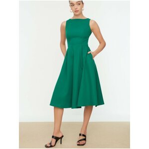 Zelené šaty bez rukávů Trendyol