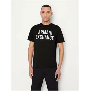 Černé pánské tričko Armani Exchange