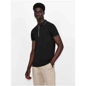 Černé pánské polo tričko Armani Exchange