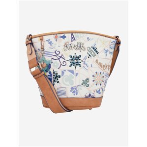 Krémová dámská crossbody kabelka Anekke