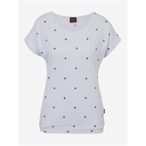 Bílé dámské vzorované tričko SAM 73 Roxanne
