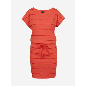 Oranžové dámské pruhované šaty SAM 73 Francine