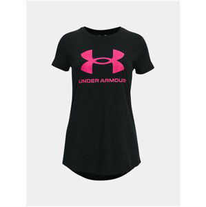 Tričko Under Armour UA SPORTSTYLE LOGO SS - černá