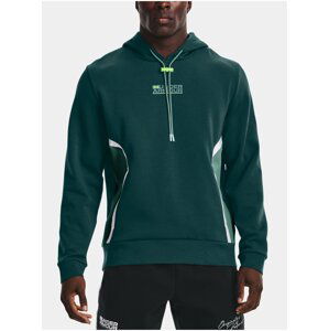 Mikina Under Armour UA SUMMIT KNIT HOODIE - zelená