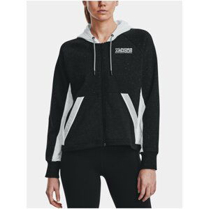 Mikina Under Armour Rival + FZ Hoodie - černá