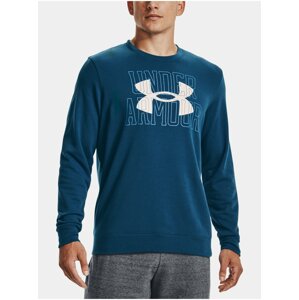 Mikina Under Armour UA Rival Terry Logo Crew - modrá