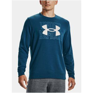 Mikina Under Armour UA Rival Terry Logo Crew - modrá