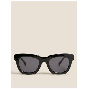 Černé dámské klasické čtvercové sluneční brýle Marks & Spencer