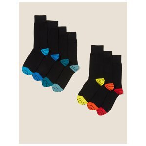7 párů ponožek s technologií Cool & Fresh™ Marks & Spencer černá
