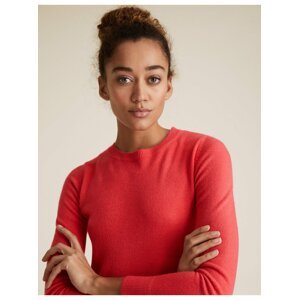 Mimořádně měkký svetr ke krku Marks & Spencer červená