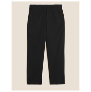 Černé dámské zkrácené kalhoty Marks & Spencer