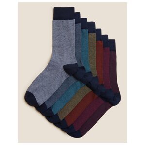 7 párů ponožek s technologií Cool & Fresh™ Marks & Spencer vícebarevná