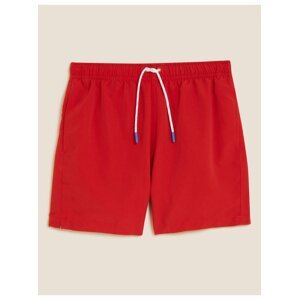 Rychleschnoucí koupací šortky Marks & Spencer červená