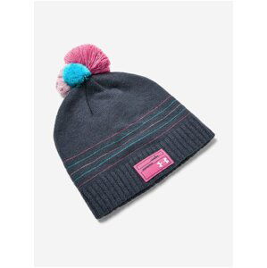 Čepice Under Armour Girl&#39;S Triple Scoop Beanie - šedá